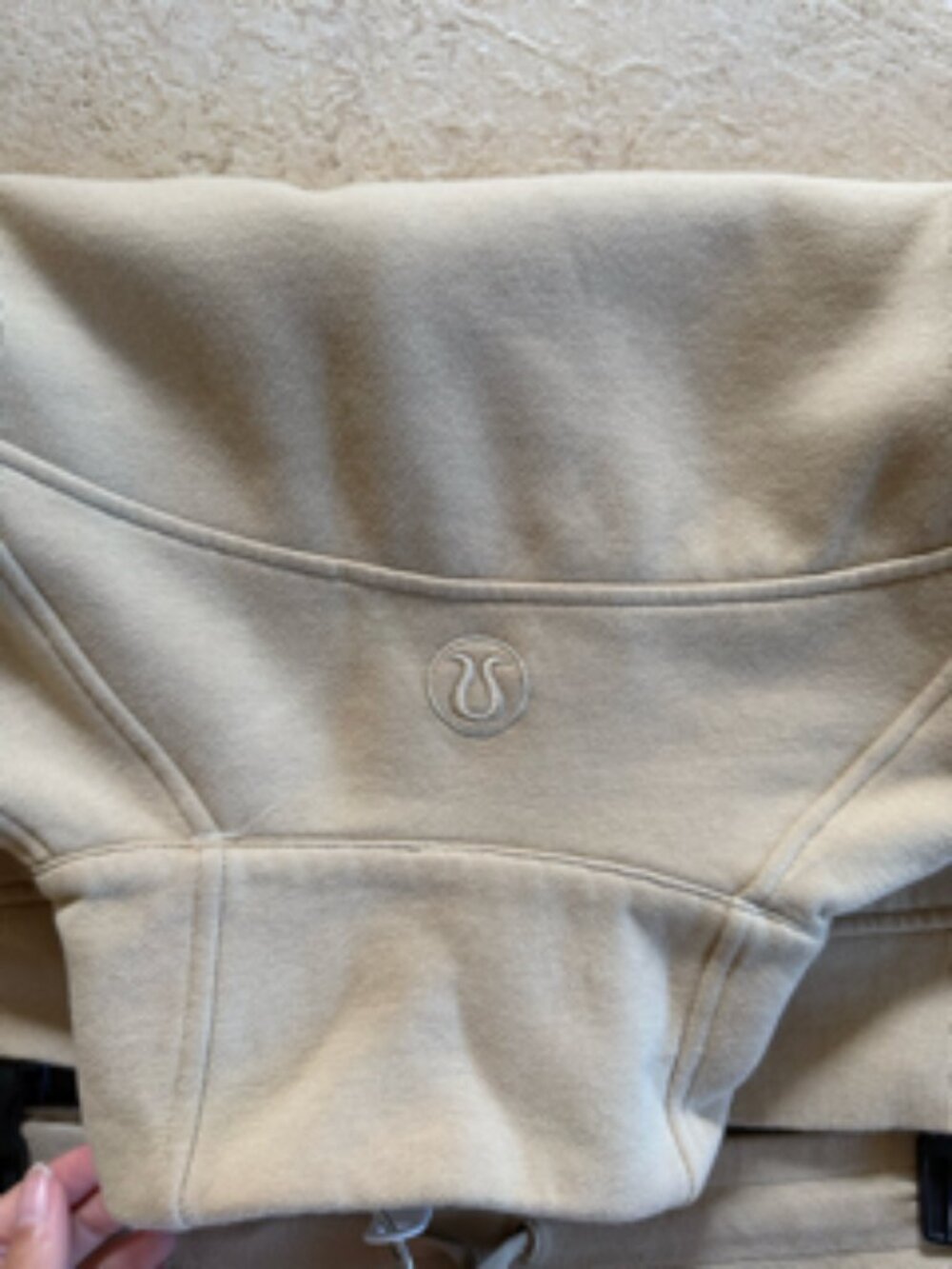 Lululemon Cropped Half Zip Scuba & Scuba Shorts Set - Trench - Picture 5 of 5
